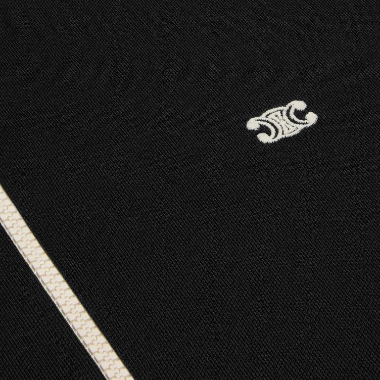 CELINE zwart wit triomphe teddyjack van dubbelzijdige jersey 4TLH81848