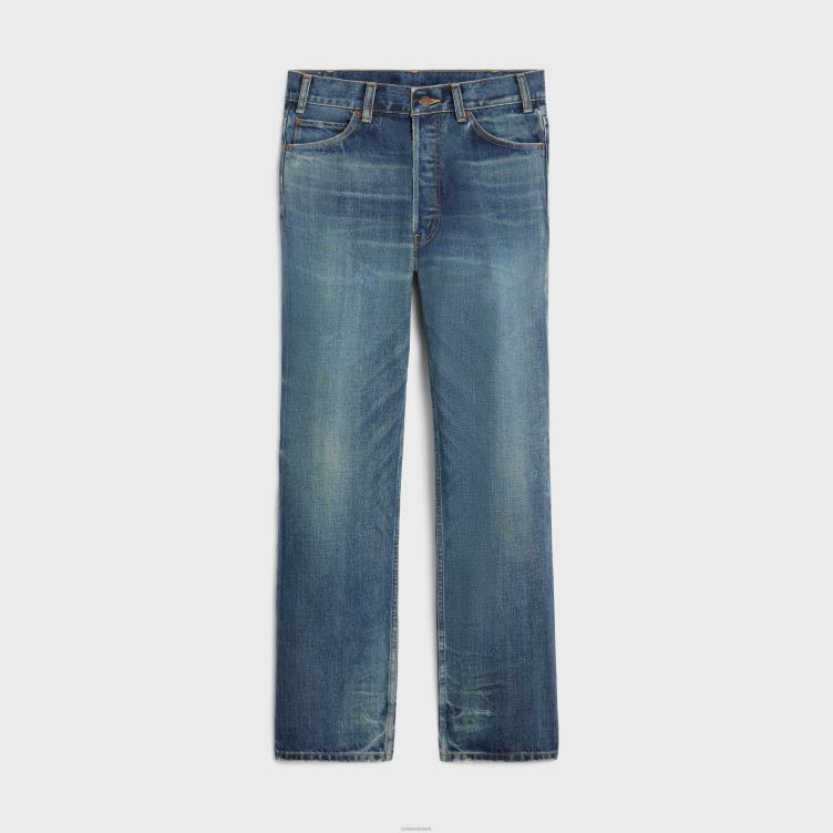 CELINE middernacht saffier Wesley-jeans van denim 4TLH81822