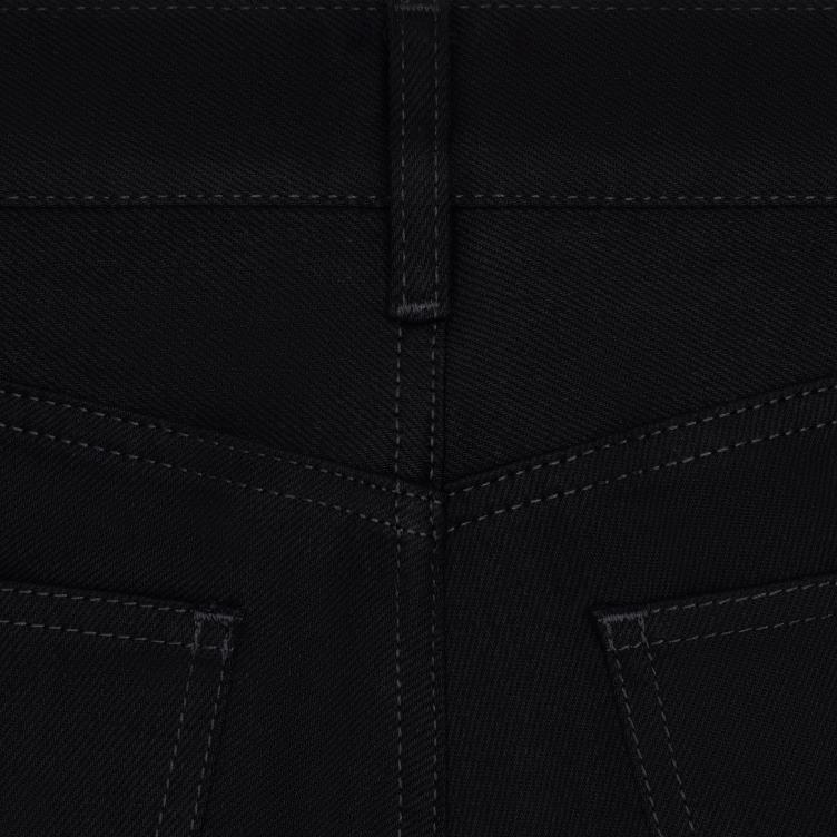 CELINE puur zwart Lou jeans van denim met wassing 4TLH81997