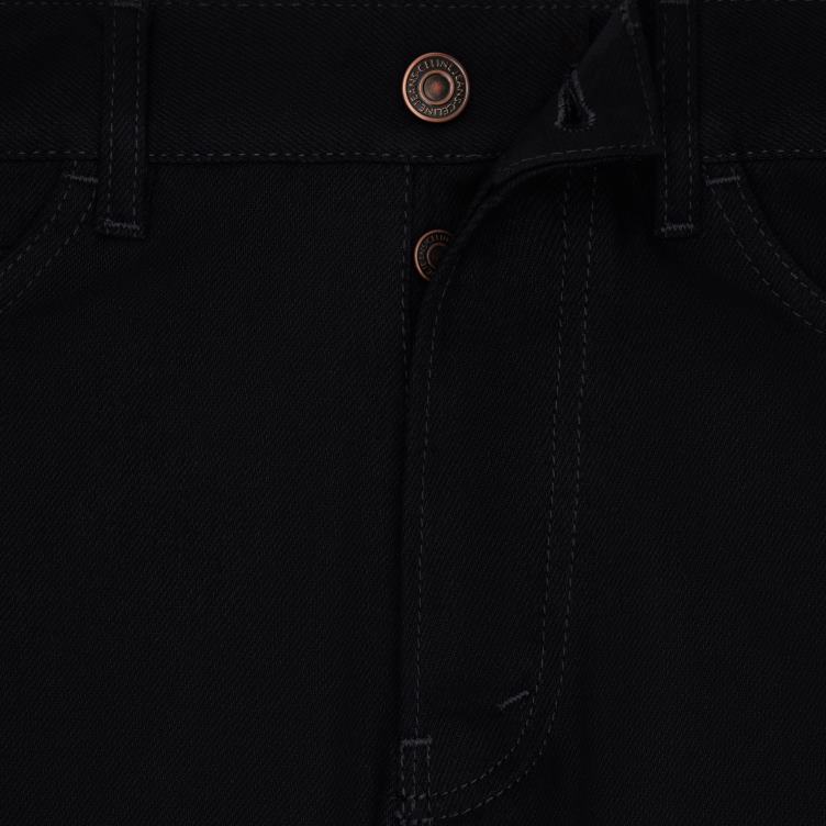 CELINE puur zwart Lou jeans van denim met wassing 4TLH81997