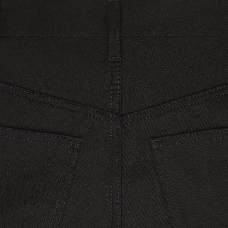 CELINE vintage puur zwart Lou jeans van denim met een pure zwarte wassing 4TLH81998