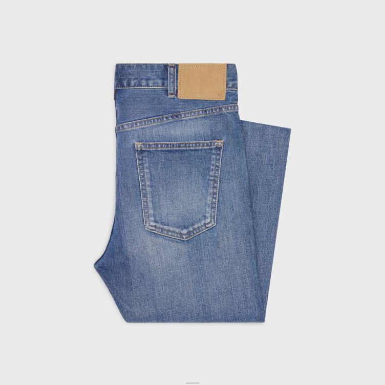 CELINE vintage uniewassing skinnyjeans van denim 4TLH82005
