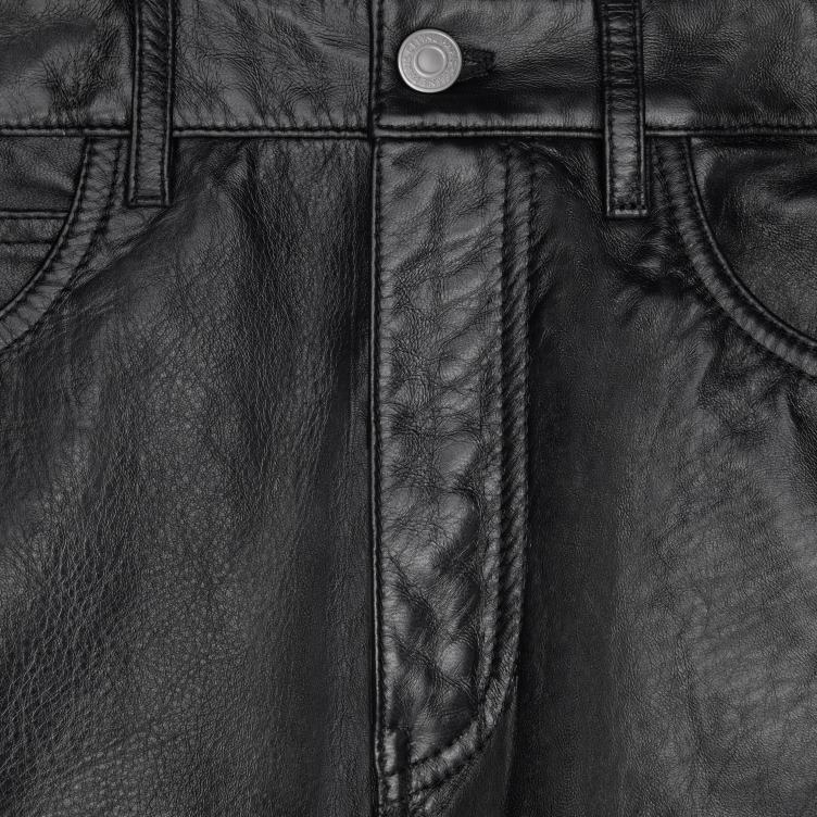 CELINE zwart Lou jeans van zacht lamsleer 4TLH81868