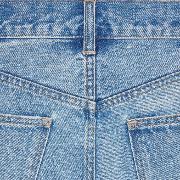 CELINE zuma wassen Wesley-short van denim 4TLH82008