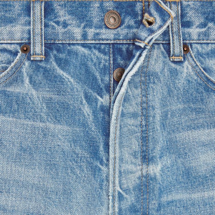 CELINE zuma wassen Wesley-short van denim 4TLH82008
