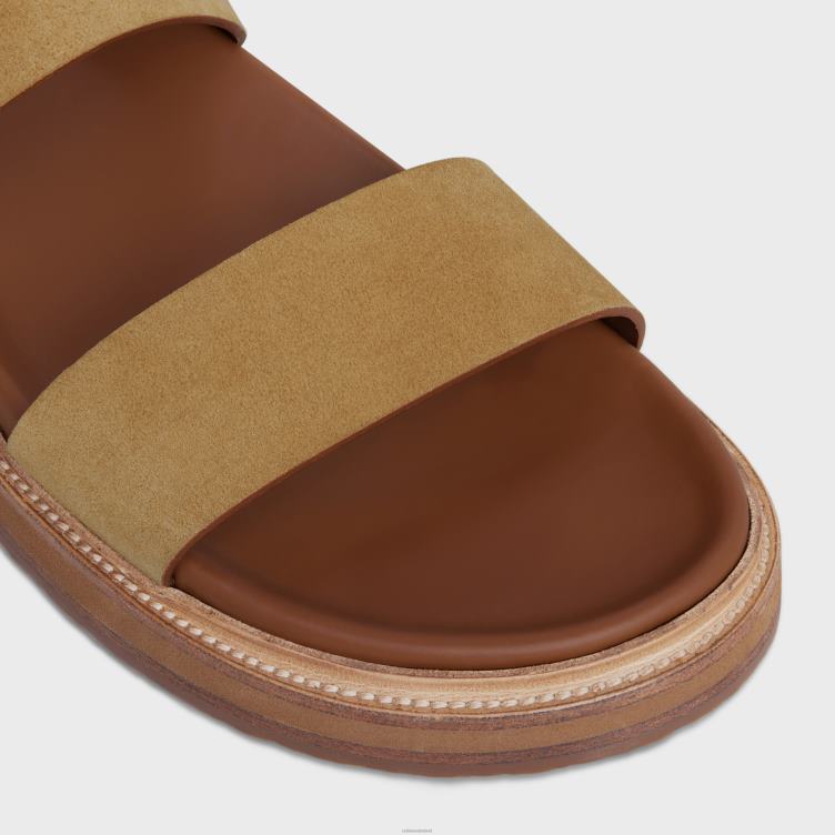 CELINE licht beige tippi van suède kalfsleer 4TLH82073