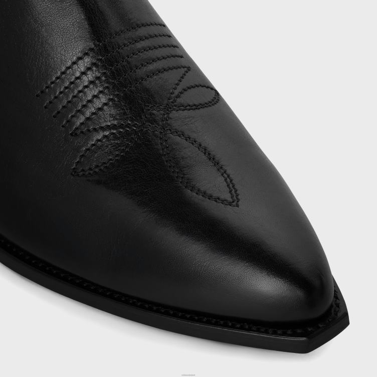 CELINE zwart Westernlaarzen met rits van kalfsleer 4TLH82061