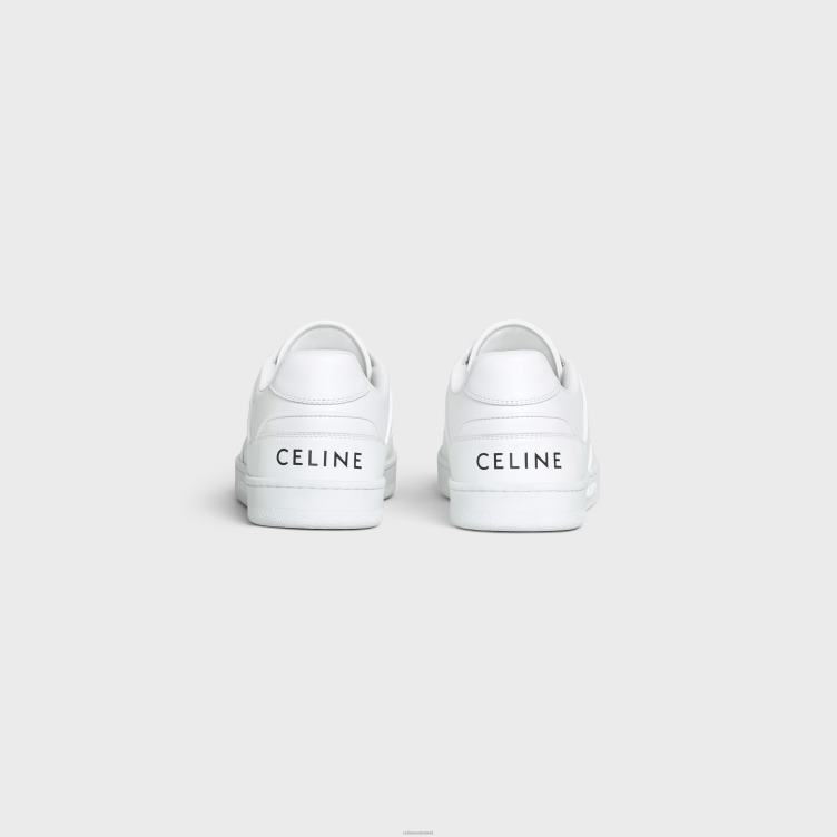 CELINE optisch wit ct-04 lage sneaker met veters van kalfsleer 4TLH82047