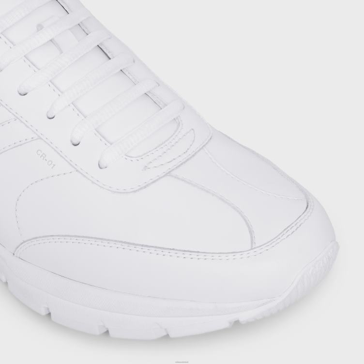 CELINE optisch wit runner cr-01 lage vetersneaker van kalfsleer 4TLH82030