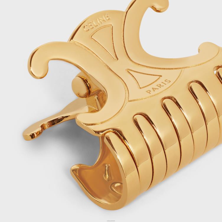 CELINE goud triomphe medium haar klauw in zamak 4TLH81241