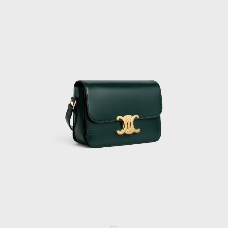 CELINE amazone triomphe-tienertas van glanzend kalfsleer 4TLH899