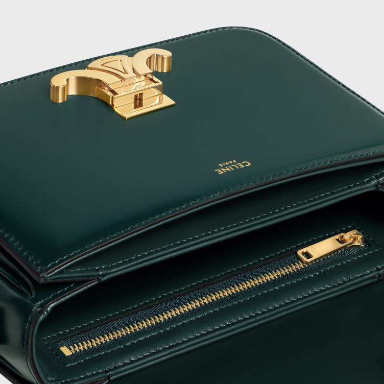 CELINE amazone triomphe-tienertas van glanzend kalfsleer 4TLH899