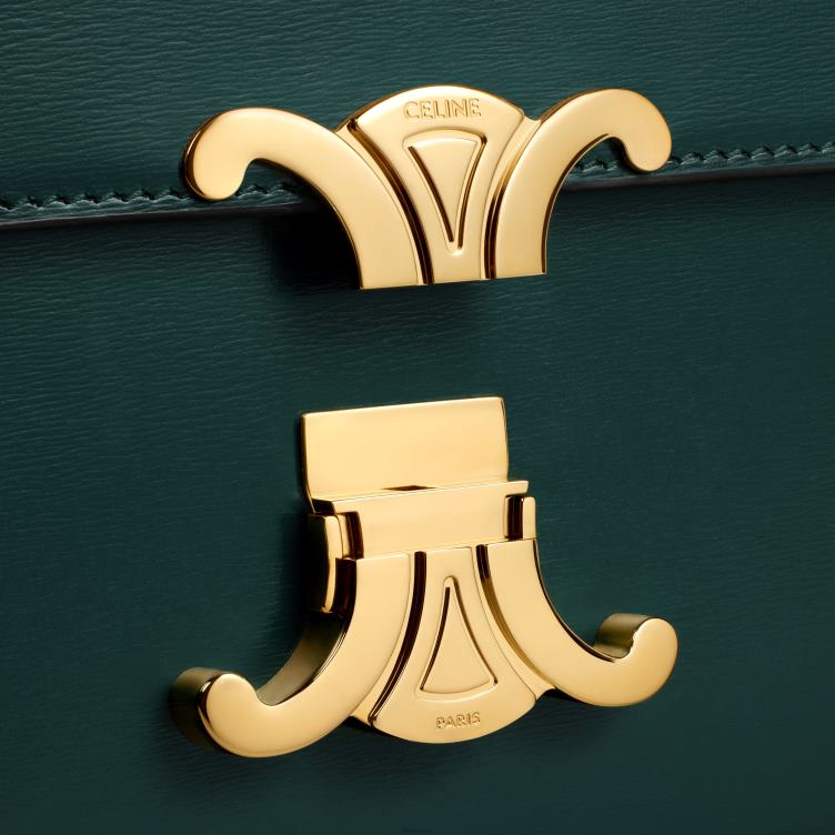 CELINE amazone triomphe-tienertas van glanzend kalfsleer 4TLH899