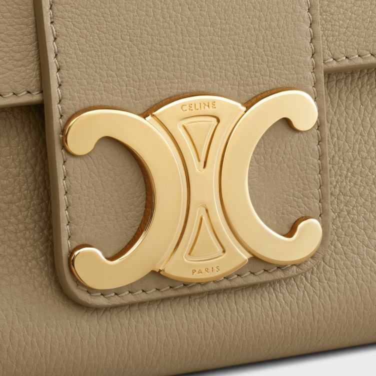 CELINE bruin sepia Middelgrote victoiretas van soepel kalfsleer 4TLH86