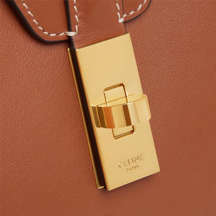 CELINE bruinen medium zachte 16-tas van glad kalfsleer 4TLH8142