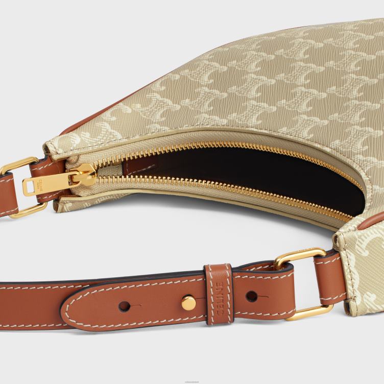 CELINE greg Ava-tas van triomphe-canvas en kalfsleer 4TLH8159