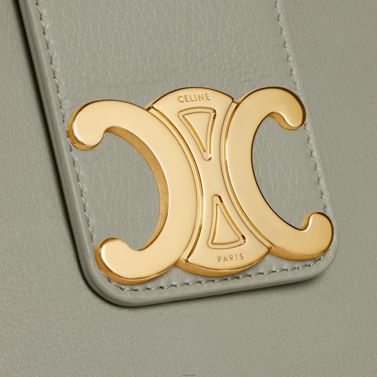 CELINE groene klei Middelgrote appolinetas van soepel kalfsleer 4TLH8272