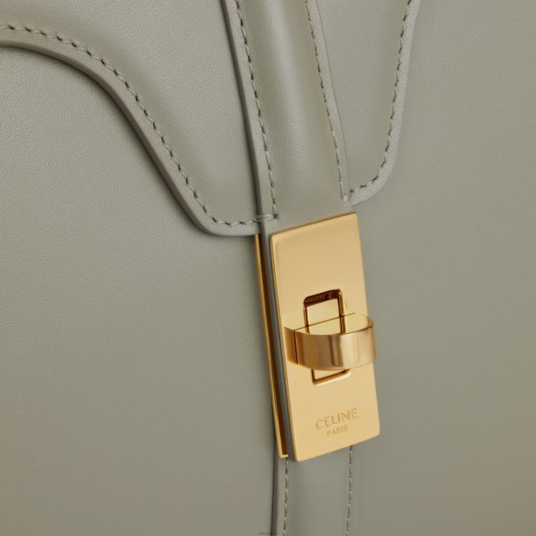 CELINE groene klei kleine 16-tas van gesatineerd kalfsleer 4TLH8125