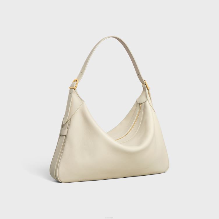 CELINE kalksteen grote romy van soepel kalfsleer 4TLH8293