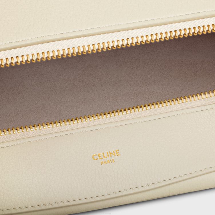 CELINE kalksteen grote romy van soepel kalfsleer 4TLH8293