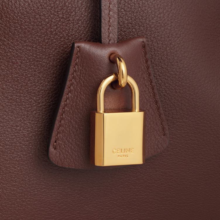 CELINE kastanje Medium anita-tas van soepel kalfsleer 4TLH8274