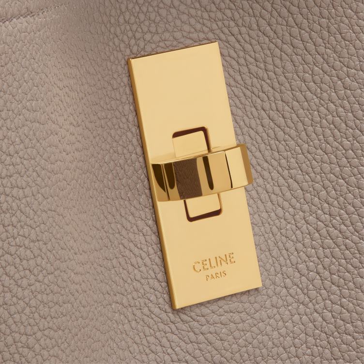 CELINE kiezelsteen bucket 16-zak van soepel generfd kalfsleer 4TLH868