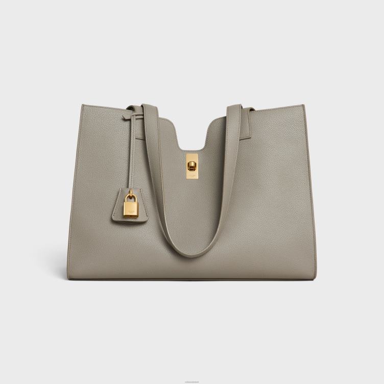 CELINE kiezelsteen cabas 16 van soepel generfd kalfsleer 4TLH8149