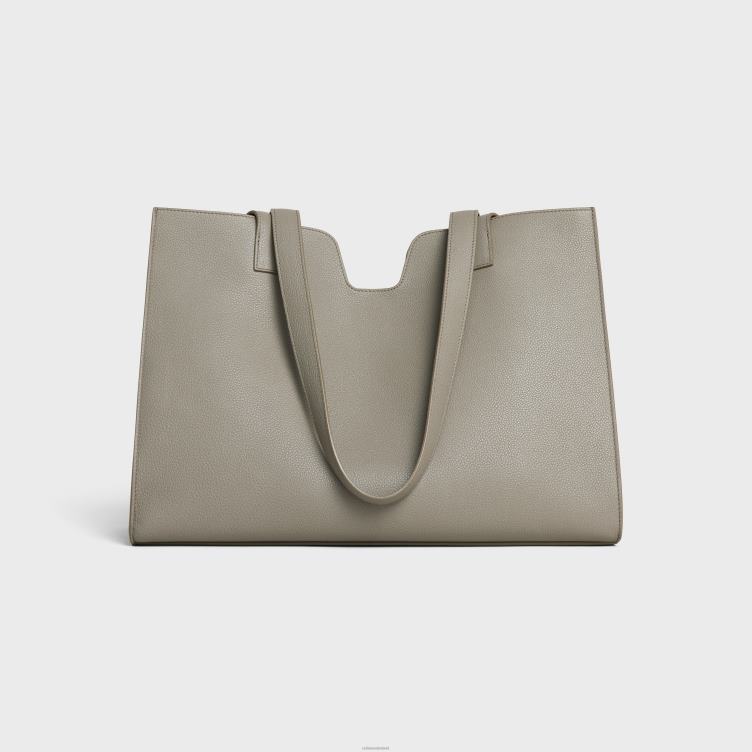 CELINE kiezelsteen cabas 16 van soepel generfd kalfsleer 4TLH8149