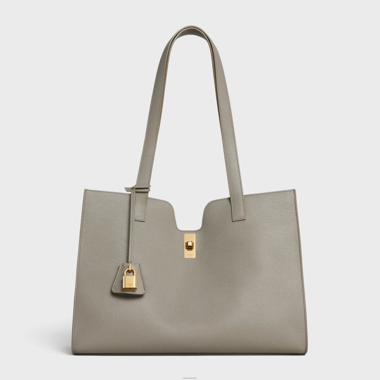 CELINE kiezelsteen cabas 16 van soepel generfd kalfsleer 4TLH8149