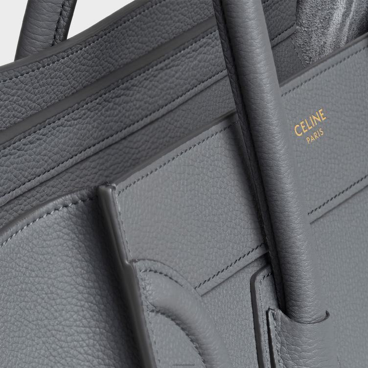 CELINE kohl Microbagagehandtas van babygetrommeld kalfsleer 4TLH8302