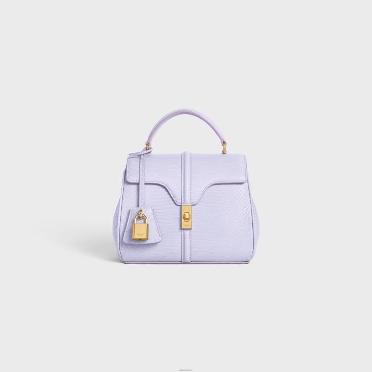 CELINE lichte lavendel mini 16 in hagedis 4TLH8140