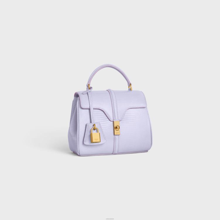 CELINE lichte lavendel mini 16 in hagedis 4TLH8140