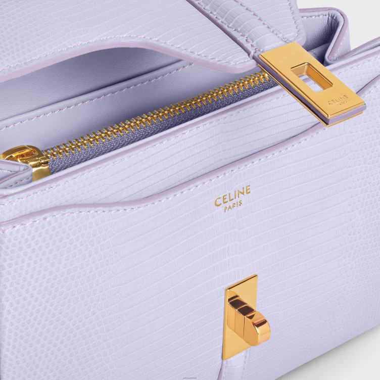 CELINE lichte lavendel mini 16 in hagedis 4TLH8140