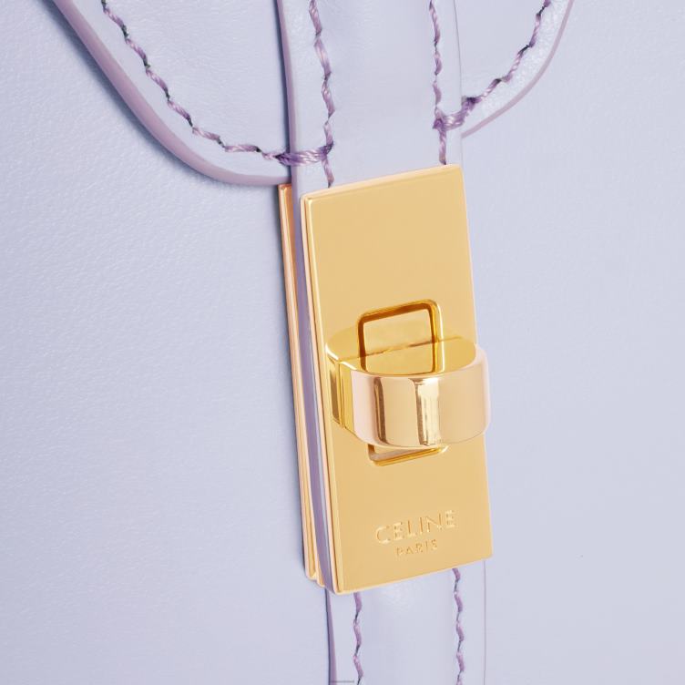 CELINE lichte lavendel mini 16 van gesatineerd kalfsleer 4TLH8135