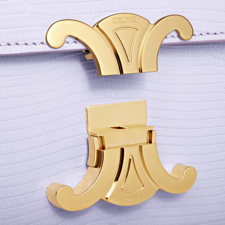 CELINE lichte lavendel tiener triomphe tas in hagedis 4TLH8118