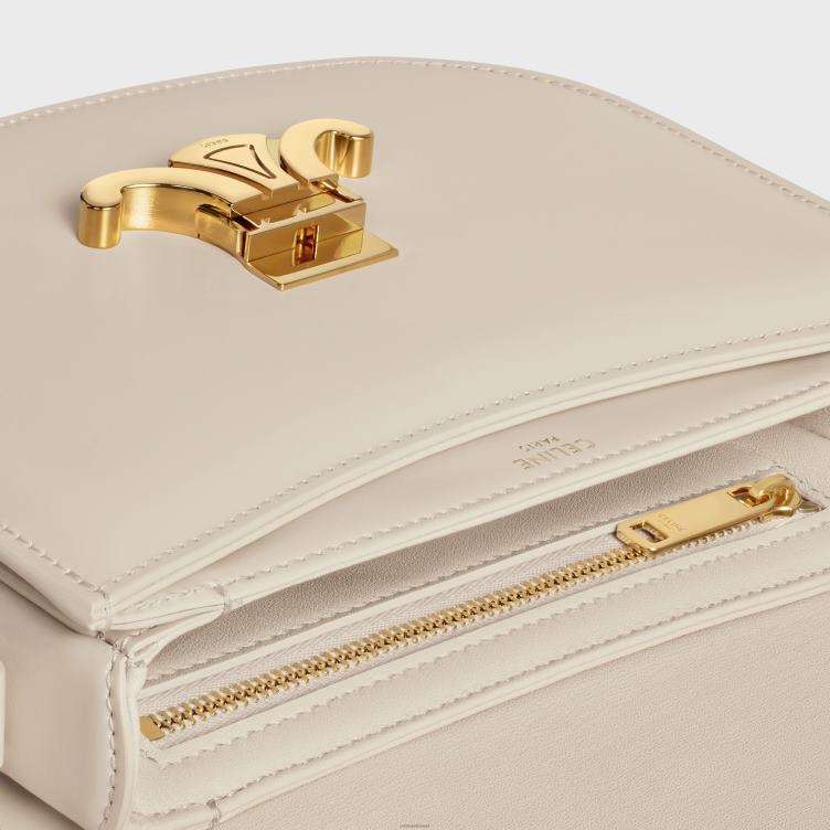 CELINE lichte steen besace clea van glanzend kalfsleer 4TLH859