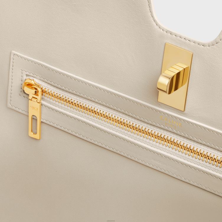 CELINE lichte steen cabas 16 van glad kalfsleer 4TLH871