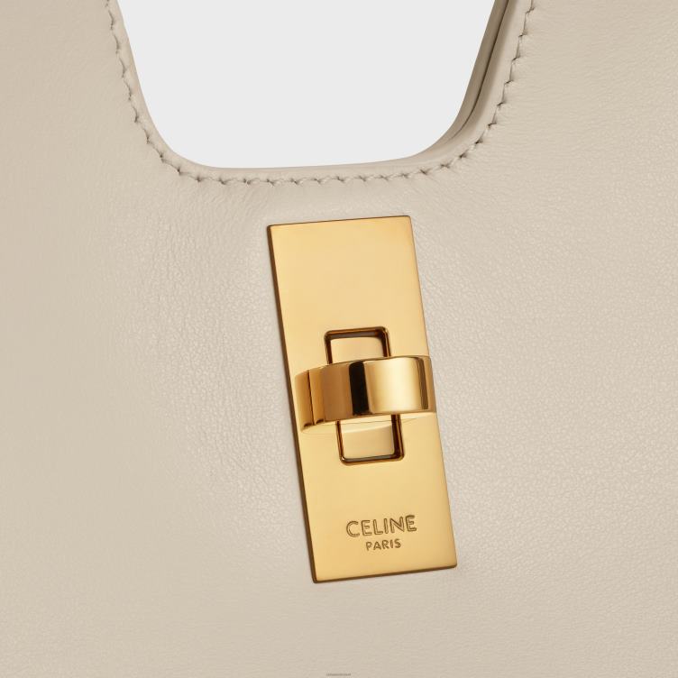 CELINE lichte steen cabas 16 van glad kalfsleer 4TLH871