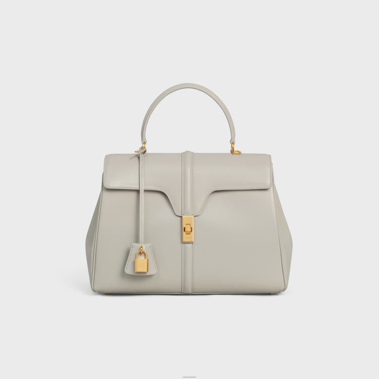 CELINE lichte steen classique 16 tas van gesatineerd kalfsleer 4TLH8121