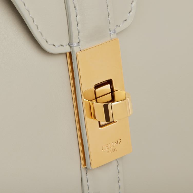 CELINE lichte steen classique 16 tas van gesatineerd kalfsleer 4TLH8121