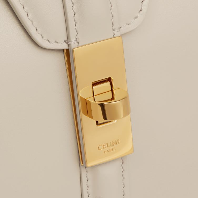 CELINE lichte steen kleine 16-tas van gesatineerd kalfsleer 4TLH8127