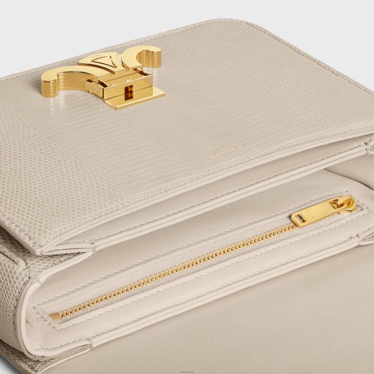 CELINE lichte steen tiener triomphe tas in hagedis 4TLH849