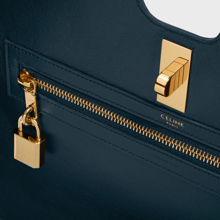 CELINE marineblauw cabas 16 van glad kalfsleer 4TLH8151