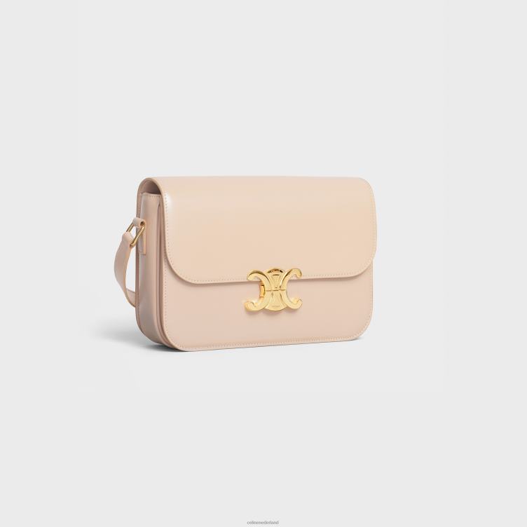 CELINE naakt klassieke triomphe tas van glanzend kalfsleer 4TLH893