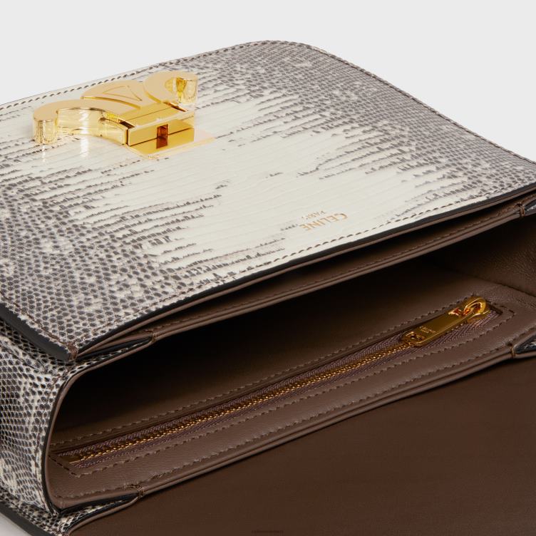 CELINE natuurlijk tiener triomphe tas in hagedis 4TLH8119