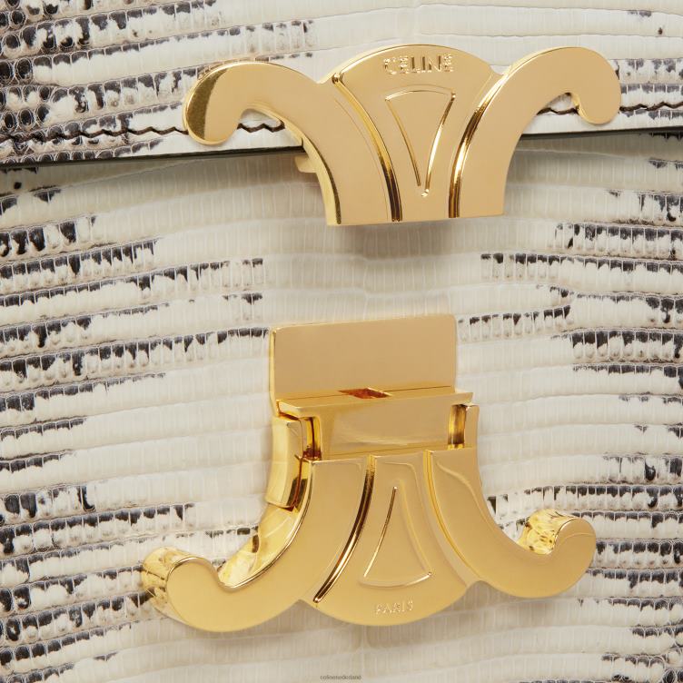 CELINE natuurlijk tiener triomphe tas in hagedis 4TLH8119