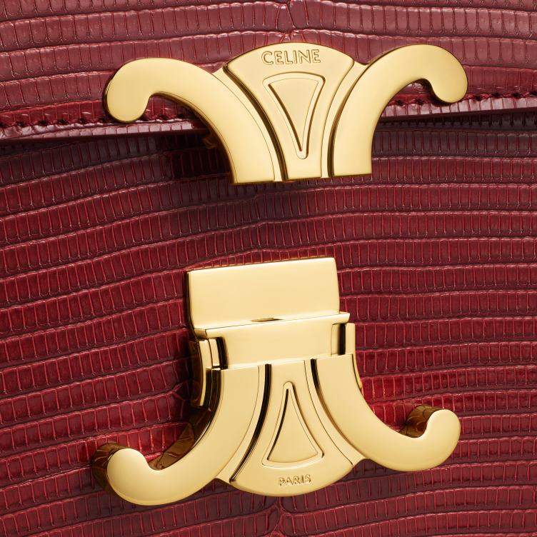 CELINE robijn tiener triomphe tas in hagedis 4TLH822