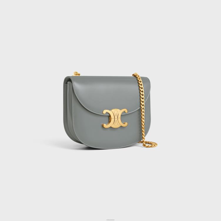 CELINE zink kettingbesace clea van glanzend kalfsleer 4TLH857