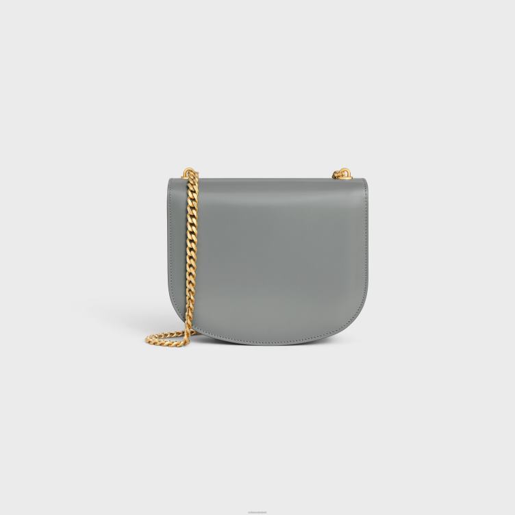 CELINE zink kettingbesace clea van glanzend kalfsleer 4TLH857