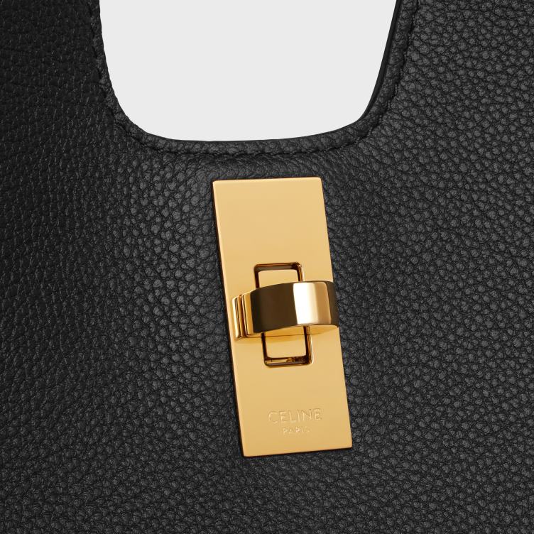 CELINE zwart cabas 16 van soepel generfd kalfsleer 4TLH869